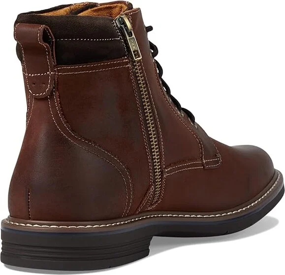 Florsheim Norwalk Plain Toe Lace-Up Boot Men's Shoes Brown Crazy Horse : 7.5 M (D), Suede - Image 4
