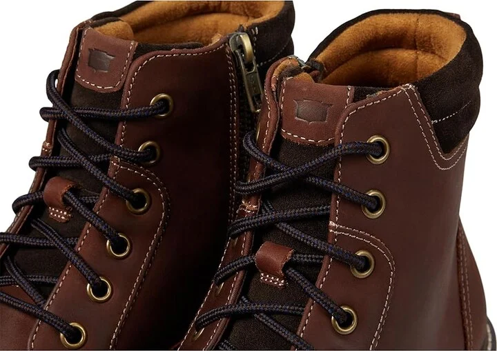 Florsheim Norwalk Plain Toe Lace-Up Boot Men's Shoes Brown Crazy Horse : 7.5 M (D), Suede - Image 5