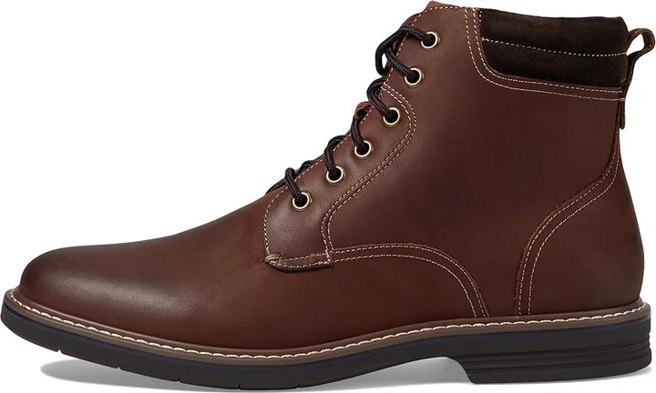 Florsheim Norwalk Plain Toe Lace-Up Boot Men's Shoes Brown Crazy Horse : 7.5 M (D), Suede - Image 6