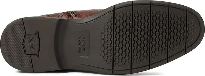 Florsheim Norwalk Plain Toe Lace-Up Boot Men's Shoes Cognac Smooth Leather : 7.5 M (D), Suede - Image 3