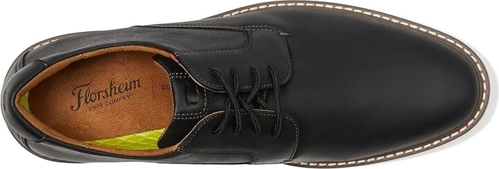 Florsheim Norwalk Plain Toe Oxford Men's Shoes Black : 11 W (3E), Leather - Image 2