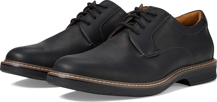 Florsheim Norwalk Plain Toe Oxford Men's Shoes Black : 11 W (3E), Leather