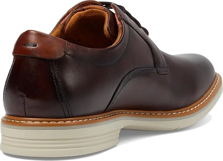 Florsheim Norwalk Plain Toe Oxford Men's Shoes Brown : 7.5 W (3E), Leather - Image 4