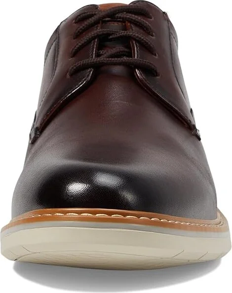 Florsheim Norwalk Plain Toe Oxford Men's Shoes Brown : 7.5 W (3E), Leather - Image 5