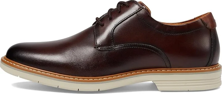 Florsheim Norwalk Plain Toe Oxford Men's Shoes Brown : 7.5 W (3E), Leather - Image 6