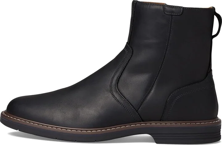 Florsheim Norwalk Side Zip Boot Men's Shoes Black Crazy Horse : 7 M (D), Leather - Image 5