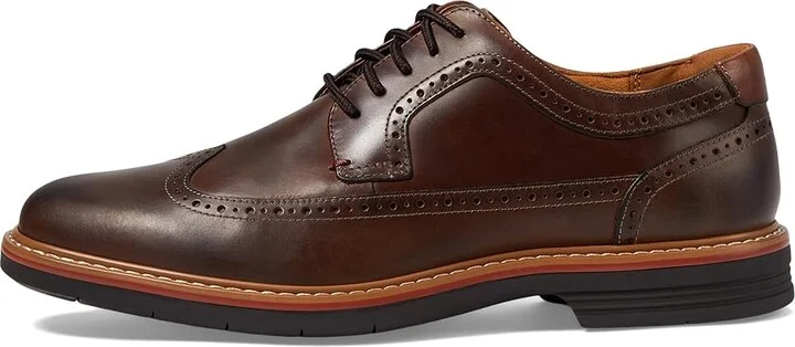 Florsheim Norwalk Wingtip Oxford Men's Lace Up Wing Tip Shoes Brown Crazy Horse : 9.5 M (D), Lace/Nubuck/Suede - Image 6