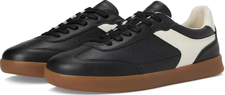 Florsheim Pace T-toe Lace Up Sneakers Men's Slip on Shoes Black : 9 M (D), Leather