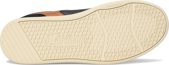 Florsheim Pace T-toe Lace Up Sneakers Men's Slip on Shoes Navy : 10 M (D), Leather - Image 3