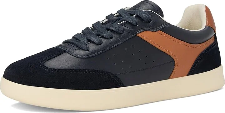 Florsheim Pace T-toe Lace Up Sneakers Men's Slip on Shoes Navy : 10 M (D), Leather - Image 5
