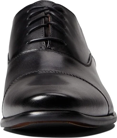 Florsheim Postino Cap Toe Men's Shoes Black Smooth : 7 D (M), Leather - Image 2