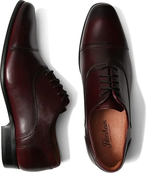 Florsheim Postino Cap Toe Men's Shoes Wine Smooth : 14 D (M), Leather