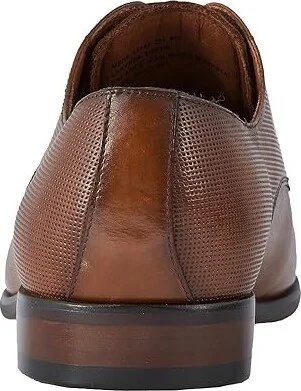 Florsheim Postino Cap Toe Oxford Men's Lace Up Cap Toe Shoes Cognac Smooth/Perf : 7 D (M), Leather - Image 8