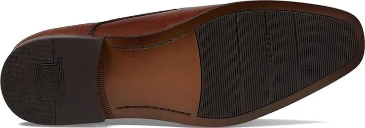 Florsheim Postino Plain Toe Oxford Men's Plain Toe Shoes Cognac Smooth/Perf : 9.5 D (M), Leather - Image 4