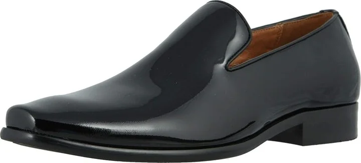 Florsheim Postino Plain Toe Slip-On Men's Shoes Black Patent : 7 D (M), Leather - Image 2