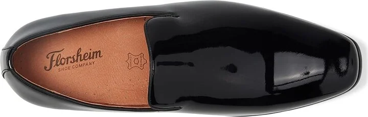 Florsheim Postino Plain Toe Slip-On Men's Shoes Black Patent : 7 D (M), Leather - Image 3