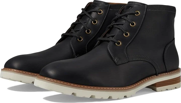 Florsheim Renegade 4-Eye Boot Men's Boots Black Crazy Horse : 8.5 M (D), Leather