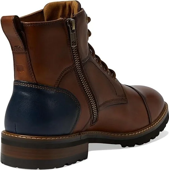 Florsheim Renegade Cap Toe Boot Men's Boots Cognac : 9 M (D), Leather - Image 4