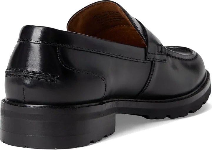 Florsheim Renegade Moc Toe Penny Loafer Men's Lace Up Wing Tip Shoes Black : 10 M (D), Leather - Image 4