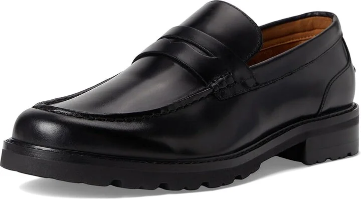 Florsheim Renegade Moc Toe Penny Loafer Men's Lace Up Wing Tip Shoes Black : 10 M (D), Leather - Image 5
