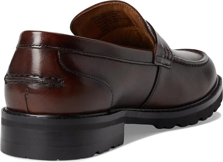 Florsheim Renegade Moc Toe Penny Loafer Men's Lace Up Wing Tip Shoes Brown : 9.5 M (D), Leather - Image 4