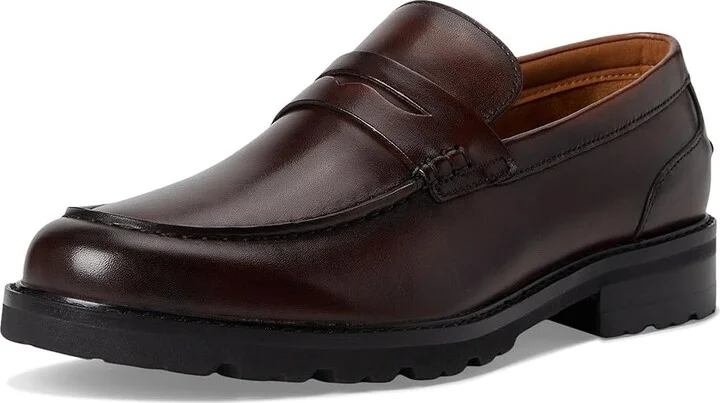 Florsheim Renegade Moc Toe Penny Loafer Men's Lace Up Wing Tip Shoes Brown : 9.5 M (D), Leather - Image 5