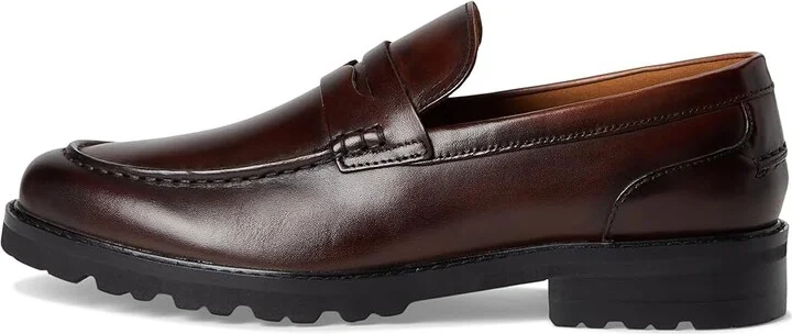 Florsheim Renegade Moc Toe Penny Loafer Men's Lace Up Wing Tip Shoes Brown : 9.5 M (D), Leather - Image 6