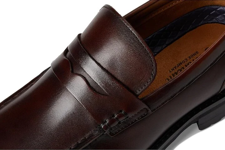 Florsheim Renegade Moc Toe Penny Loafer Men's Lace Up Wing Tip Shoes Brown : 9.5 M (D), Leather - Image 7