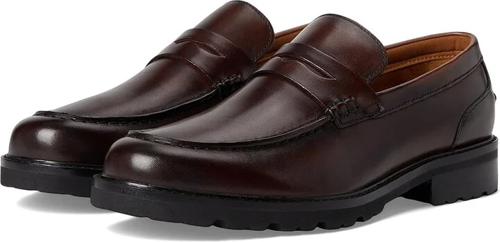 Florsheim Renegade Moc Toe Penny Loafer Men's Lace Up Wing Tip Shoes Brown : 9.5 M (D), Leather