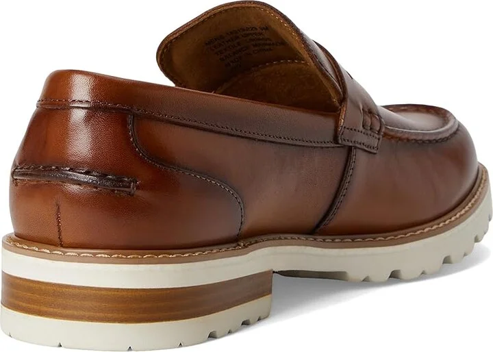 Florsheim Renegade Moc Toe Penny Loafer Men's Lace Up Wing Tip Shoes Cognac : 9.5 M (D), Leather - Image 4