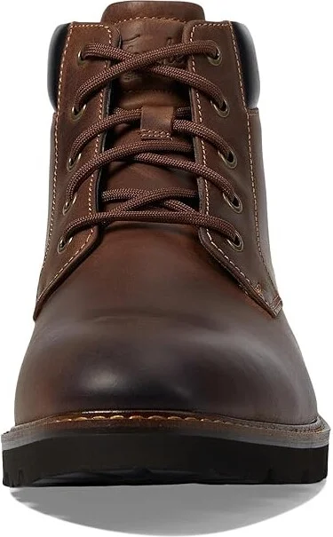 Florsheim Renegade Plain Toe Chukka Boot Men's Lace Up Wing Tip Shoes Brown Crazy Horse : 7.5 M (D), Leather - Image 2
