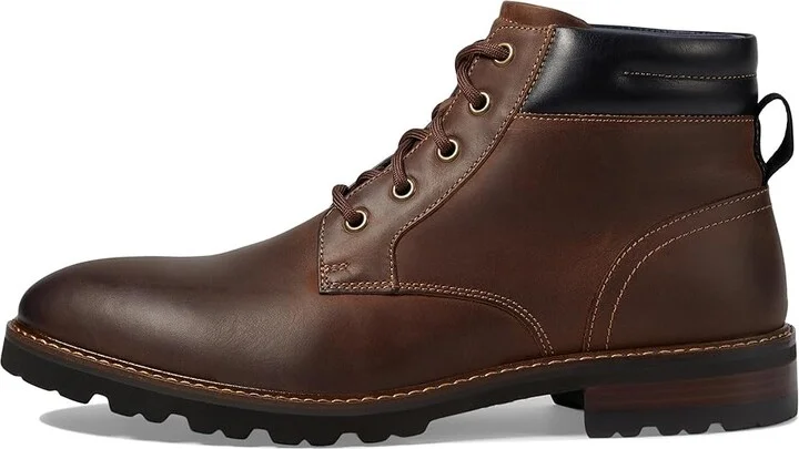 Florsheim Renegade Plain Toe Chukka Boot Men's Lace Up Wing Tip Shoes Brown Crazy Horse : 7.5 M (D), Leather - Image 6