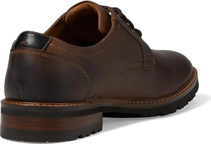 Florsheim Renegade Plain Toe Oxford Men's Lace Up Wing Tip Shoes Brown Crazy Horse : 10 M (D), Leather - Image 4