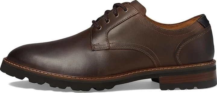 Florsheim Renegade Plain Toe Oxford Men's Lace Up Wing Tip Shoes Brown Crazy Horse : 10 M (D), Leather - Image 6