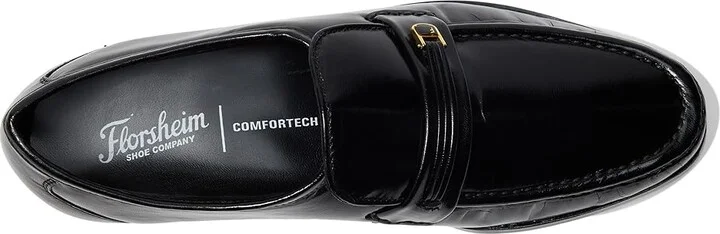 Florsheim Riva Men's Slip-on Dress Shoes Black Nappa : 9 B (N), Leather - Image 3