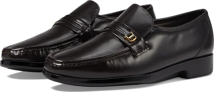 Florsheim Riva Men's Slip-on Dress Shoes Brown Nappa : 7 D (M), Leather