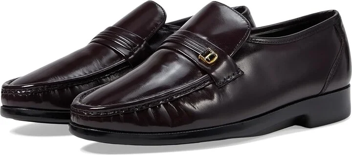 Florsheim Riva Men's Slip-on Dress Shoes Burgundy Nappa : 6 3E, Leather