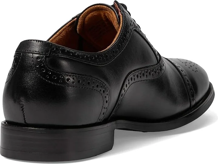 Florsheim Rucci Cap Toe Bal Oxford Men's Lace Up Wing Tip Shoes Black : 9 M (D), Leather - Image 4