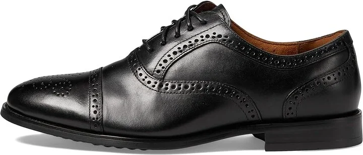 Florsheim Rucci Cap Toe Bal Oxford Men's Lace Up Wing Tip Shoes Black : 9 M (D), Leather - Image 6