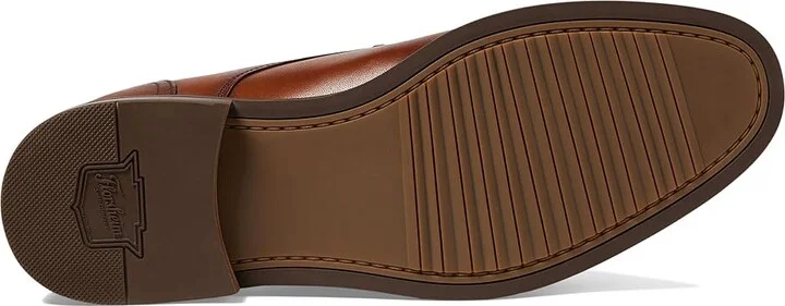 Florsheim Rucci Cap Toe Double Monk Oxford Men's Lace Up Wing Tip Shoes Cognac : 8 W (3E), Leather - Image 3