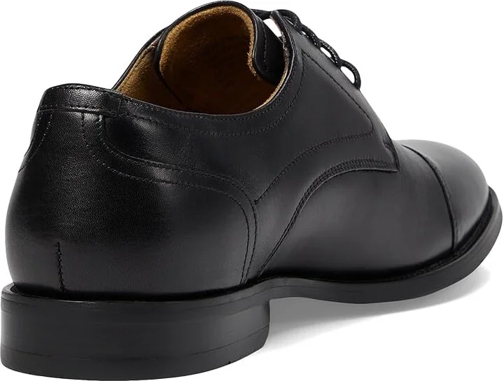 Florsheim Rucci Cap Toe Oxford Men's Shoes Black/Black Sole : 10 W (3E), Leather - Image 4