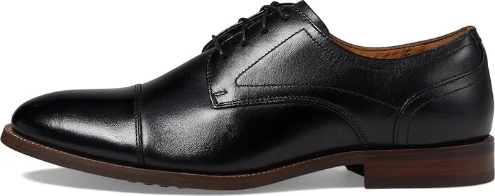 Florsheim Rucci Cap Toe Oxford Men's Shoes Black Smooth : 15 M (D), Leather - Image 6
