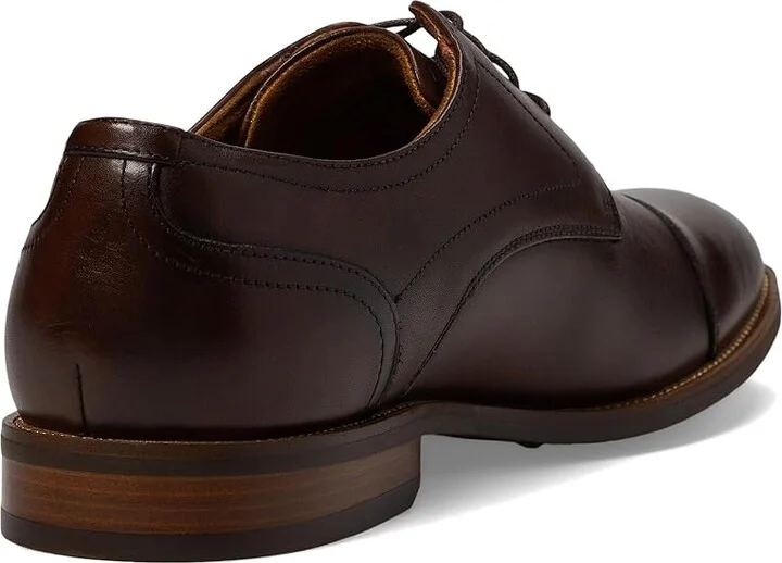 Florsheim Rucci Cap Toe Oxford Men's Shoes Brown : 7.5 W (3E), Leather - Image 4