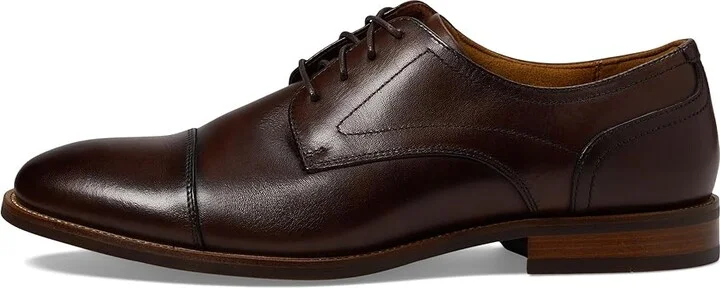 Florsheim Rucci Cap Toe Oxford Men's Shoes Brown : 7.5 W (3E), Leather - Image 6