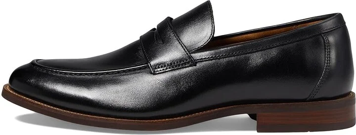 Florsheim Rucci Moc Toe Penny Loafer Men's Lace Up Wing Tip Shoes Black : 8.5 W (3E), EVA/Leather/Rubber - Image 6