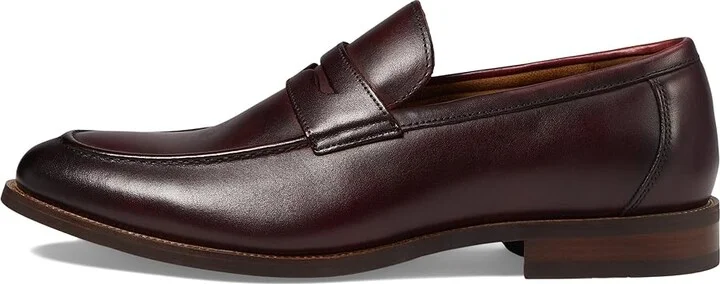 Florsheim Rucci Moc Toe Penny Loafer Men's Lace Up Wing Tip Shoes Burgundy : 7 W (3E), EVA/Leather/Rubber - Image 6