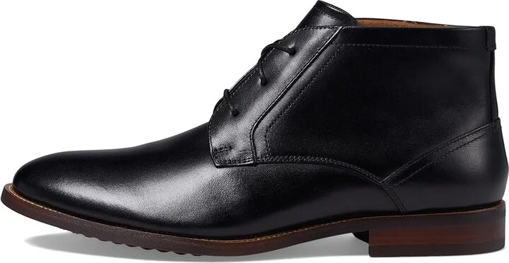 Florsheim Rucci Plain Toe Chukka Boot Men's Shoes Black Smooth : 9.5 M (D), Leather - Image 5