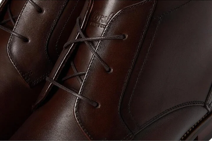 Florsheim Rucci Plain Toe Chukka Boot Men's Shoes Brown Smooth : 7 M (D), Leather - Image 5