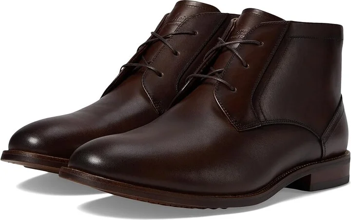 Florsheim Rucci Plain Toe Chukka Boot Men's Shoes Brown Smooth : 7 M (D), Leather