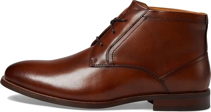 Florsheim Rucci Plain Toe Chukka Men's Boots Cognac : 7 W (3E), EVA/Lace/Leather - Image 6